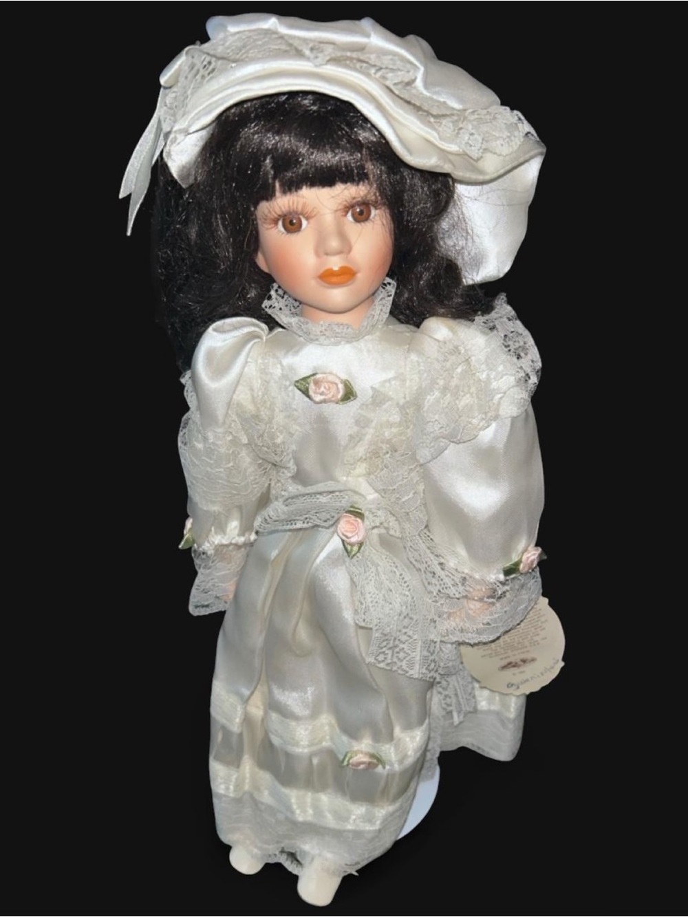 Vintage Heritage Mint Southern Belles Collection Porcelain Doll White Victorian